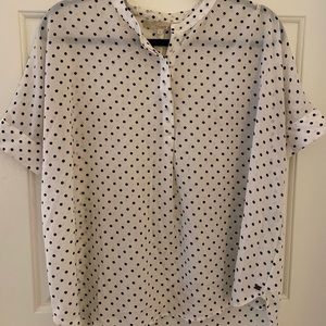 Polka dot blouse